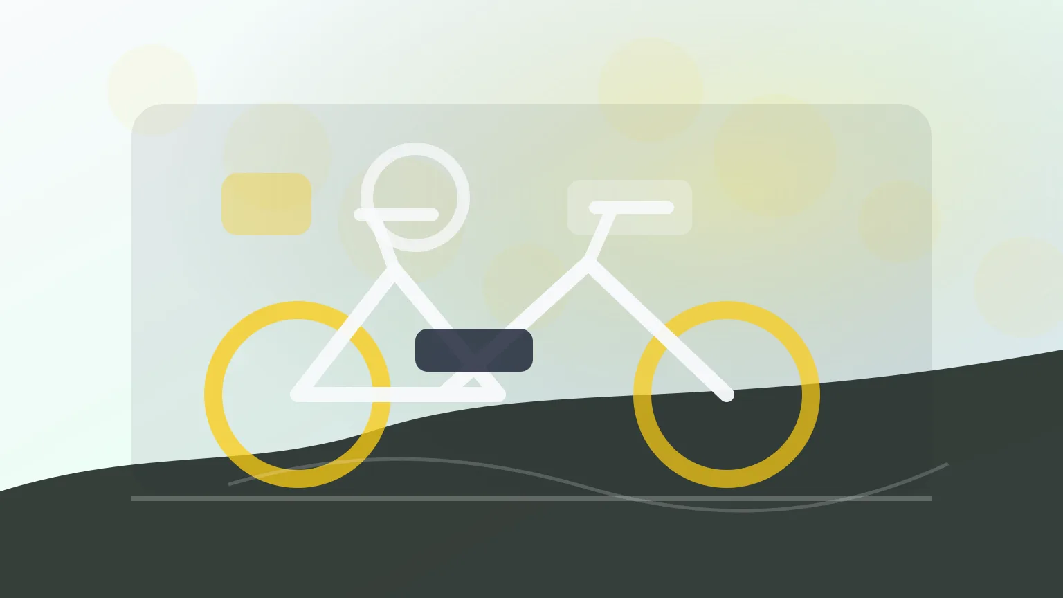 Conjunto editorial de acessórios essenciais para bicicleta elétrica