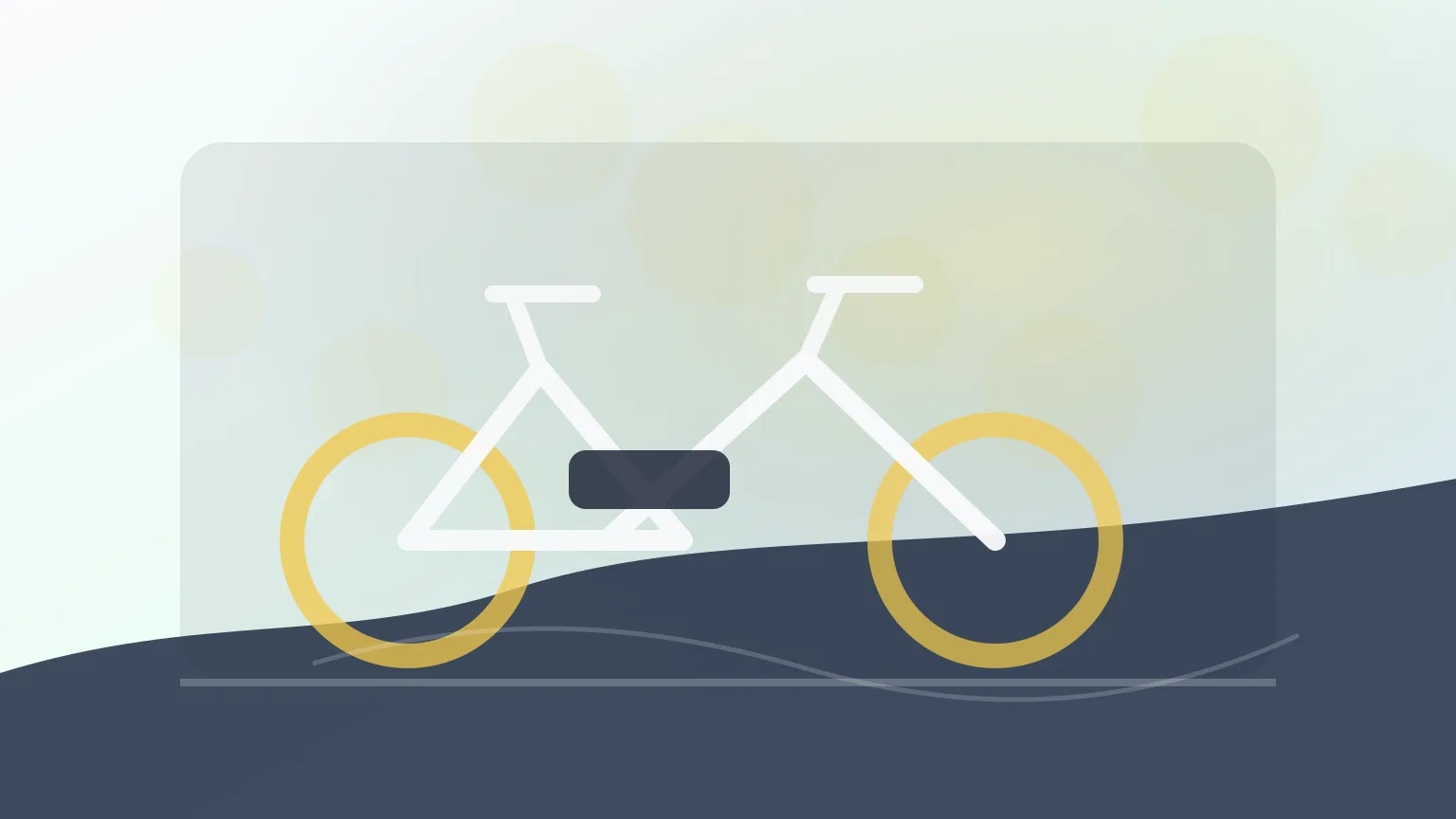 Bicicleta elétrica preparada para entregas com saco genérico sem marca