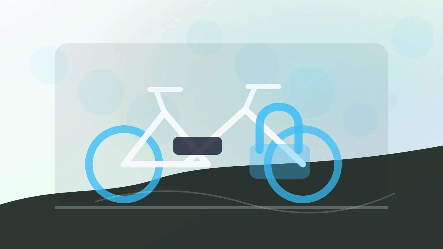 Bicicleta elétrica presa a um suporte urbano com cadeado robusto