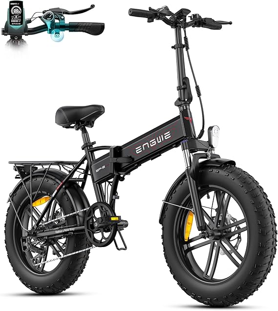 ENGWE Folding 48V Fat Tire bicicleta eletrica dobravel fat bike