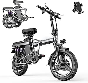 JSMDLN Mini Folding 14 bicicleta eletrica dobravel