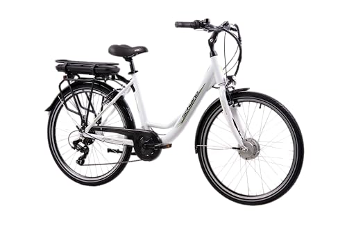 F.lli Schiano E-Moon 26 bicicleta eletrica urbana branca