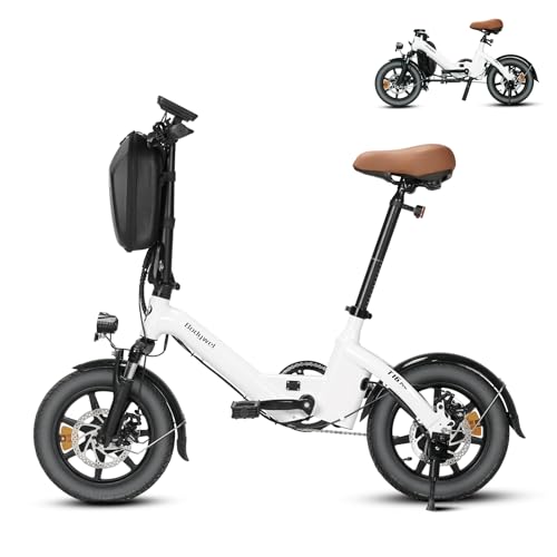 Bodywel T16PRO bicicleta eletrica dobravel branca